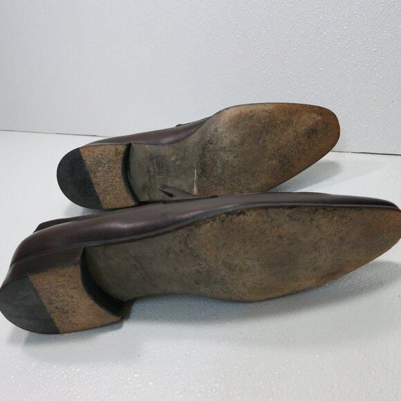 Emporio Armani Leather Dress Strap Loafers Footwear Men\'s Shoes Italy Sz 8 main image 7